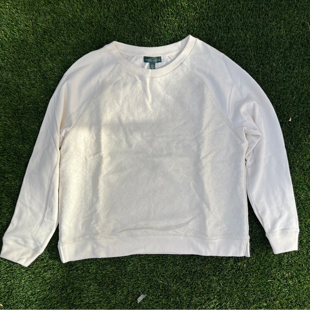 LRL Lauren Jeans Co. Ralph Lauren Crewneck Sweatshirt Women's Size Large